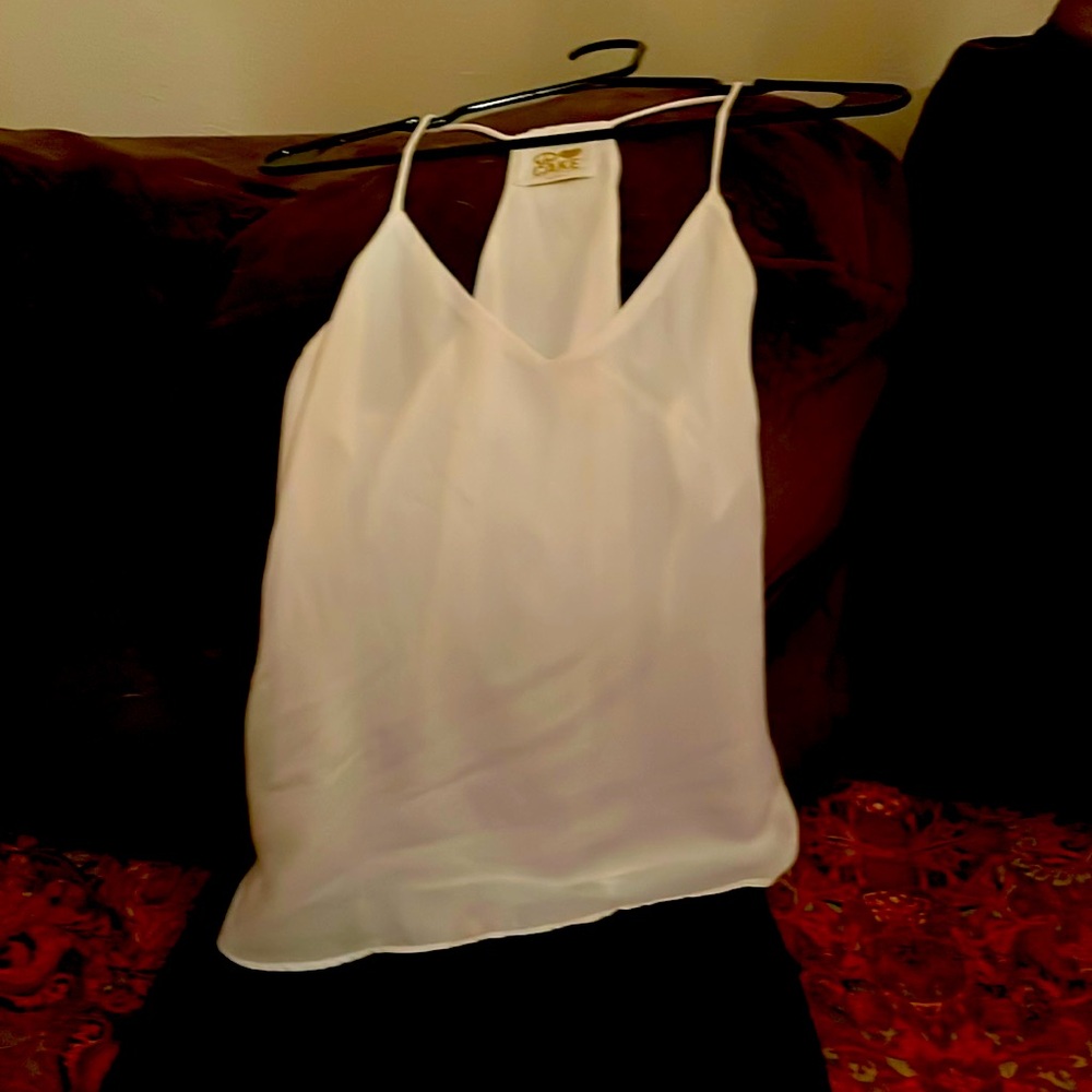 Both or separate. The pants are leather just In the front. Michael Kors.